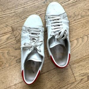 Saint Laurent lace up canvas sneakers